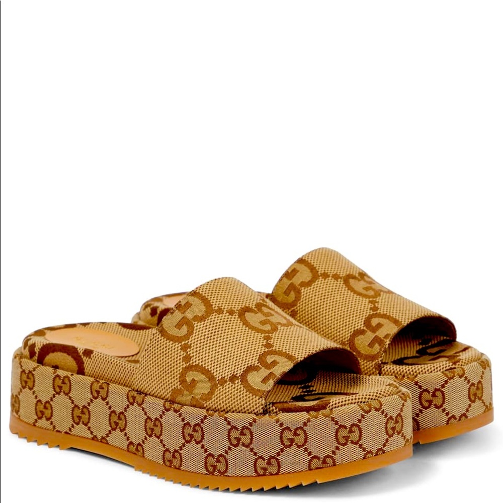GUCCI GG ANGELINA SLIDES- SIZE 39